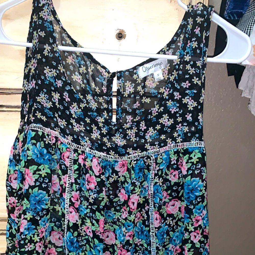 Floral design blouse
